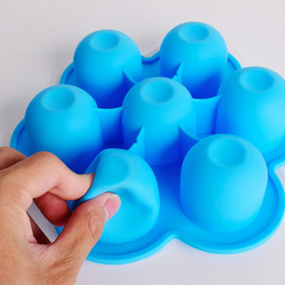 Section Silicone Food Freezer Tray with on Lids Safe Silicone Treat Tray for Easy Meal Preps and Storage Leak Food Divider