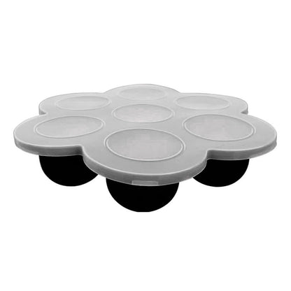 Section Silicone Food Freezer Tray with on Lids Safe Silicone Treat Tray for Easy Meal Preps and Storage Leak Food Divider