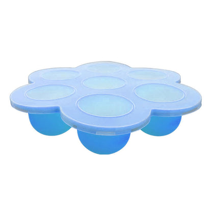 Section Silicone Food Freezer Tray with on Lids Safe Silicone Treat Tray for Easy Meal Preps and Storage Leak Food Divider