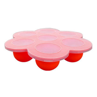 Section Silicone Food Freezer Tray with on Lids Safe Silicone Treat Tray for Easy Meal Preps and Storage Leak Food Divider