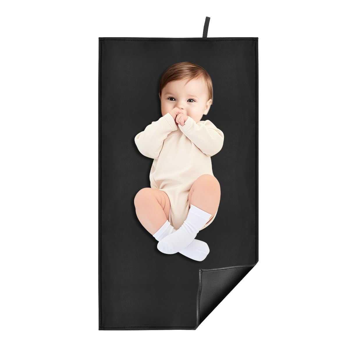 Pink Diaper Changing Pad for Baby, Portable Changing Mat