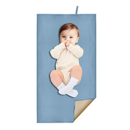 Pink Diaper Changing Pad for Baby, Portable Changing Mat