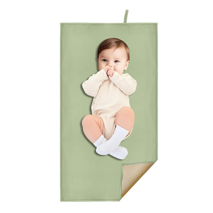 Pink Diaper Changing Pad for Baby, Portable Changing Mat