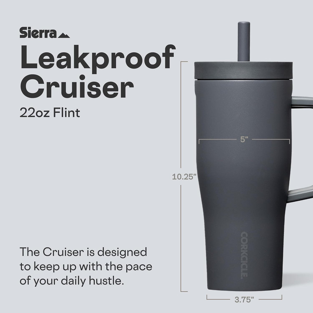 Cruiser Tumbler 22 oz Triple Insulated, Solar Circuit