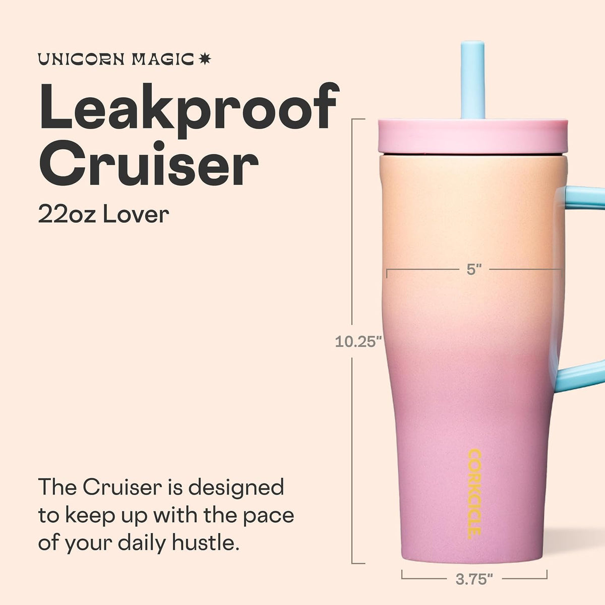 Cruiser Tumbler 22 oz Triple Insulated, Solar Circuit