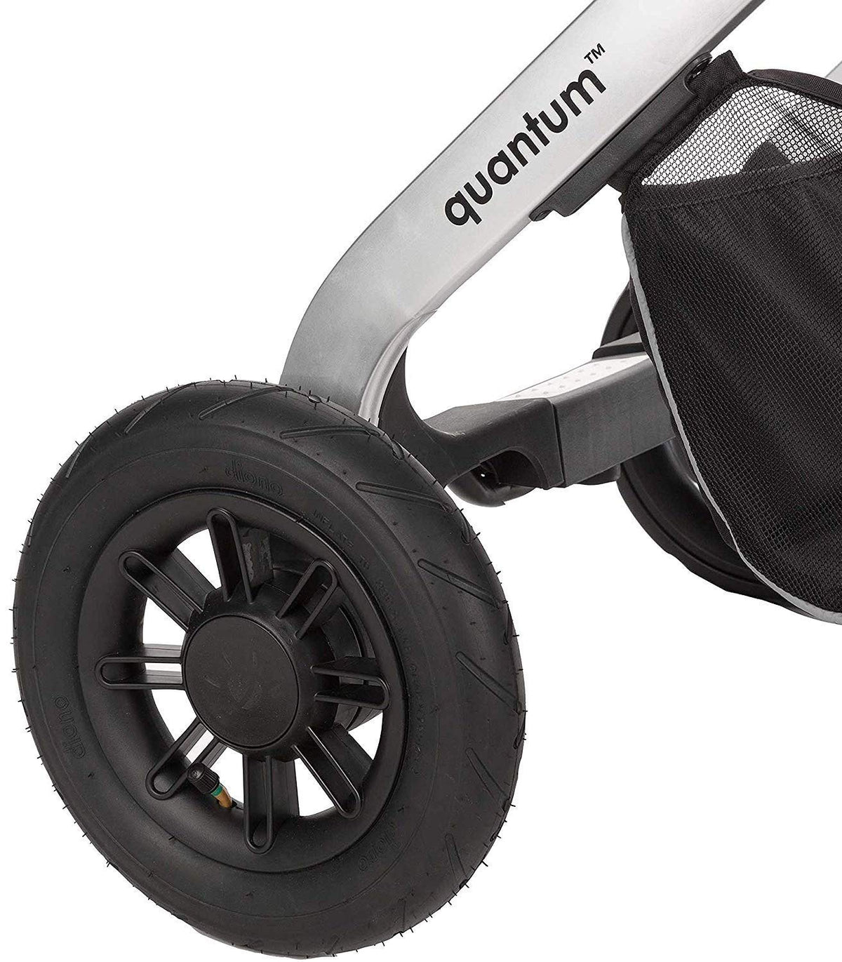 Quantum Stroller Travel Bag, Heavy Duty Stroller Cover for Gate Check Luggage, Airplane Friendly with Wheels, Padded Easy Carry Strap