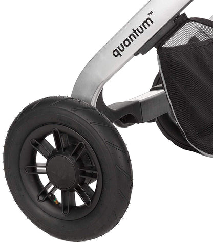 Quantum Stroller Travel Bag, Heavy Duty Stroller Cover for Gate Check Luggage, Airplane Friendly with Wheels, Padded Easy Carry Strap