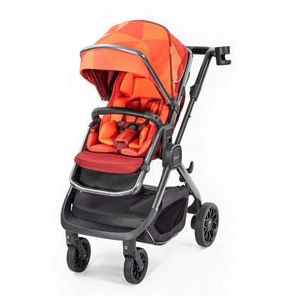 Quantum Stroller Travel Bag, Heavy Duty Stroller Cover for Gate Check Luggage, Airplane Friendly with Wheels, Padded Easy Carry Strap
