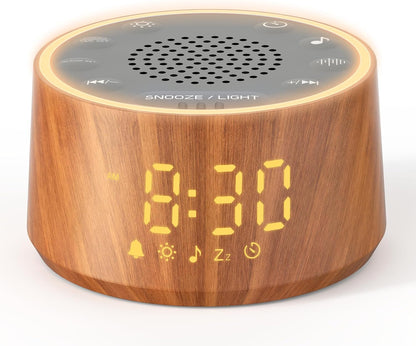 D1 Nova Sound Machine Alarm Clock for Sleep, White Noise
