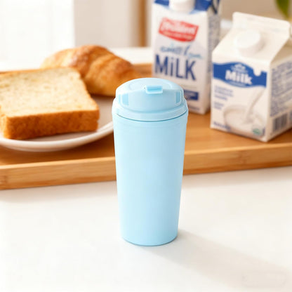 Coffee Cup 650ml – Blue Insulated Travel Mug with Leak-Proof Flip Lid