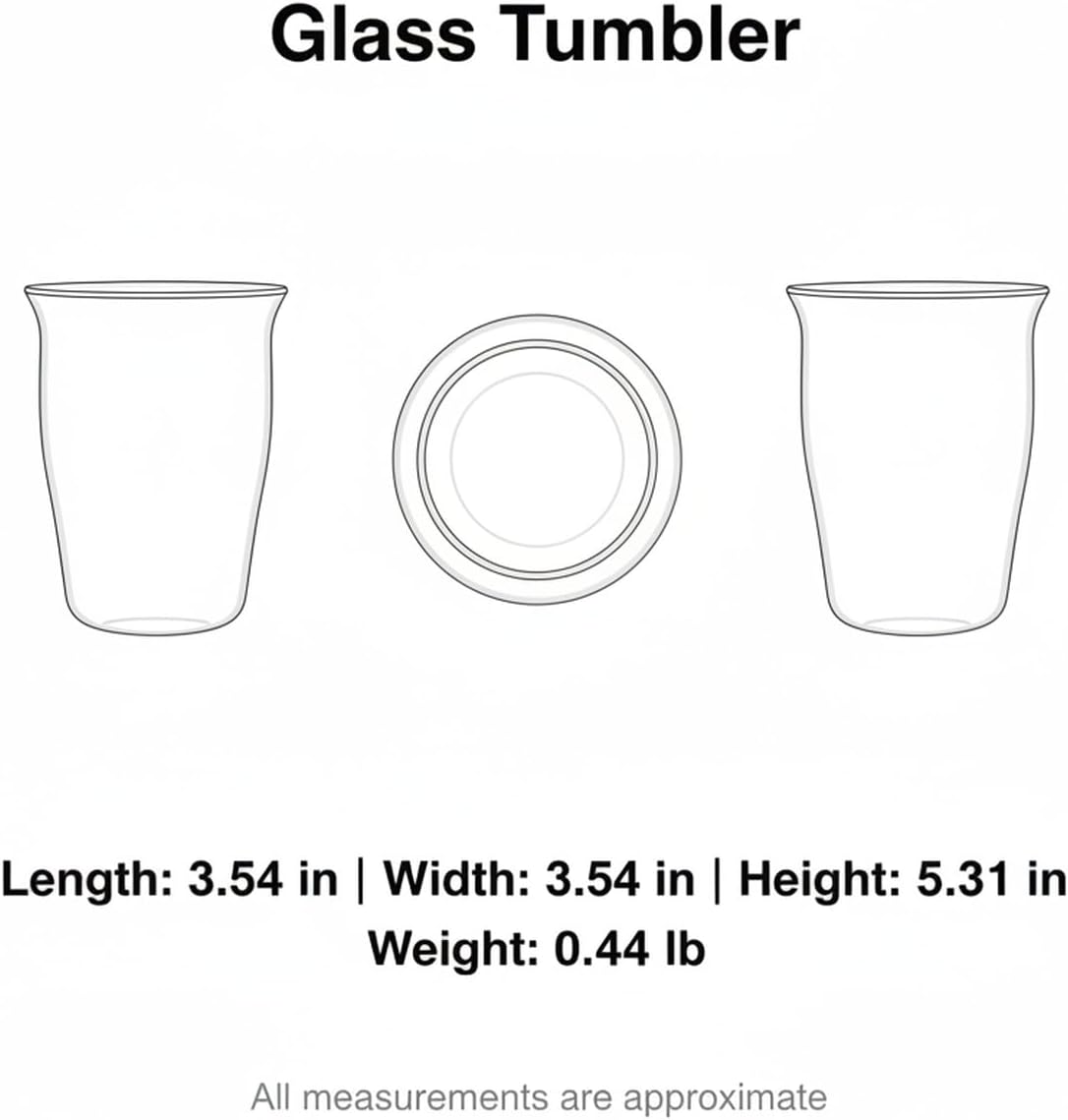15.5 oz High Borosilicate Glass Tumbler with Straw, Multicolor Graffiti Iced Coffee Cup for Desk, Office, and Home Use