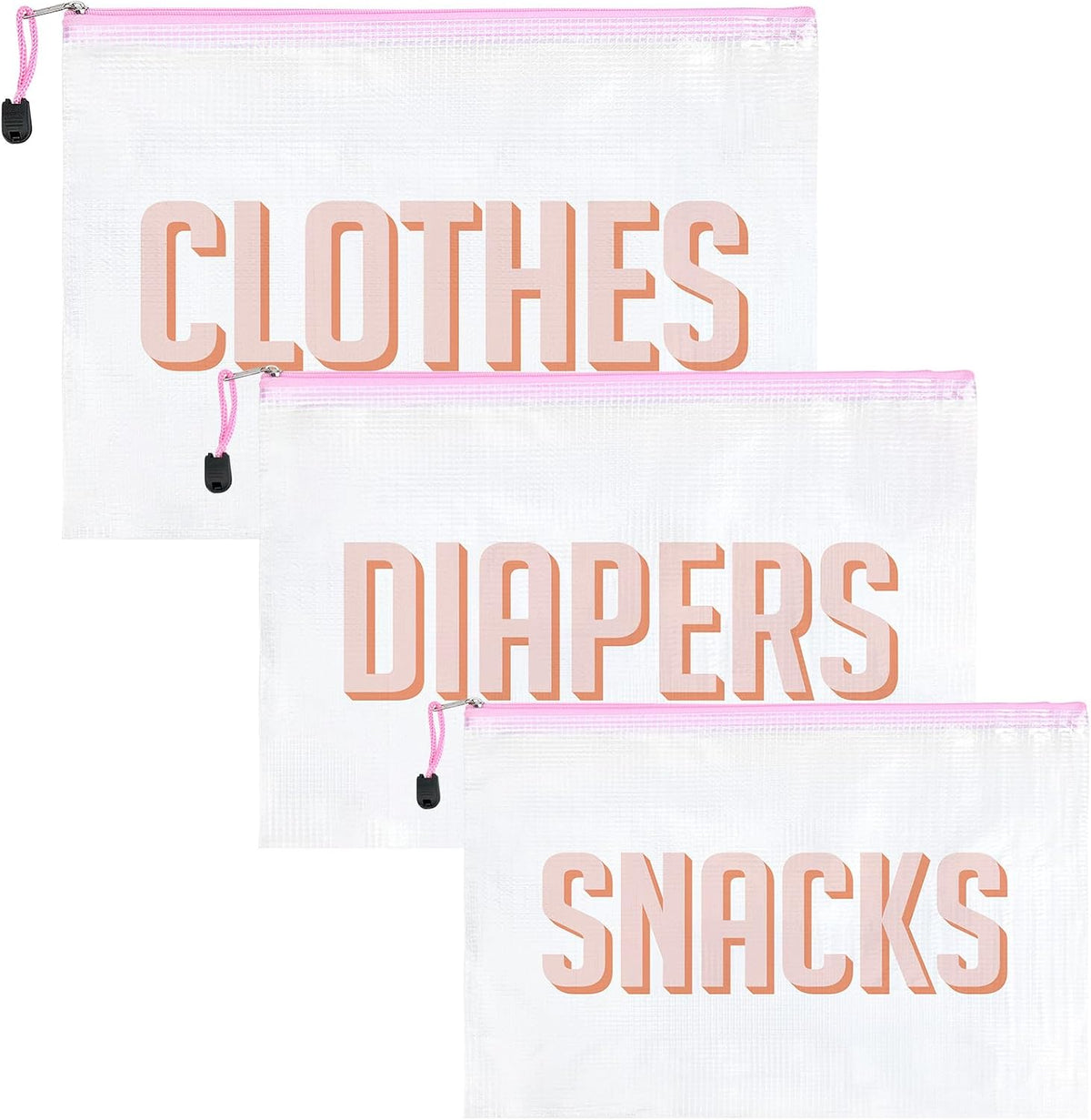 6pcs Hospital Diaper Bag Organizing Pouches for Labor and Delivery, Maternity Essentials Diaper Bag Organizer for Mommy Travel - Blue/Yellow