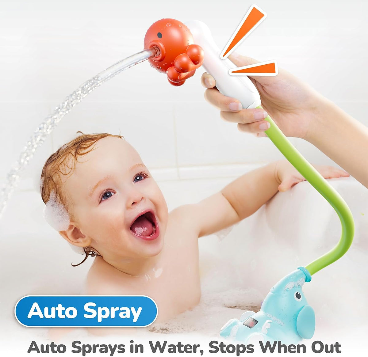 Baby Bath Toys Shower Head Sprayer with Baby Stuff Water Themometer