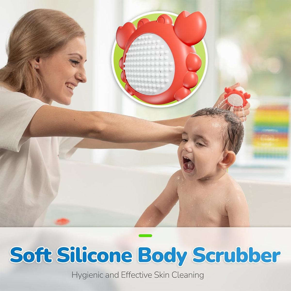 Baby Bath Toys Shower Head Sprayer with Baby Stuff Water Themometer
