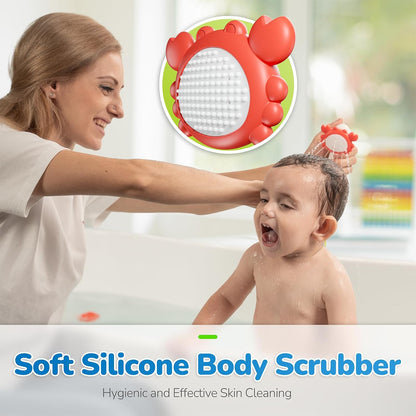 Baby Bath Toys Shower Head Sprayer with Baby Stuff Water Themometer