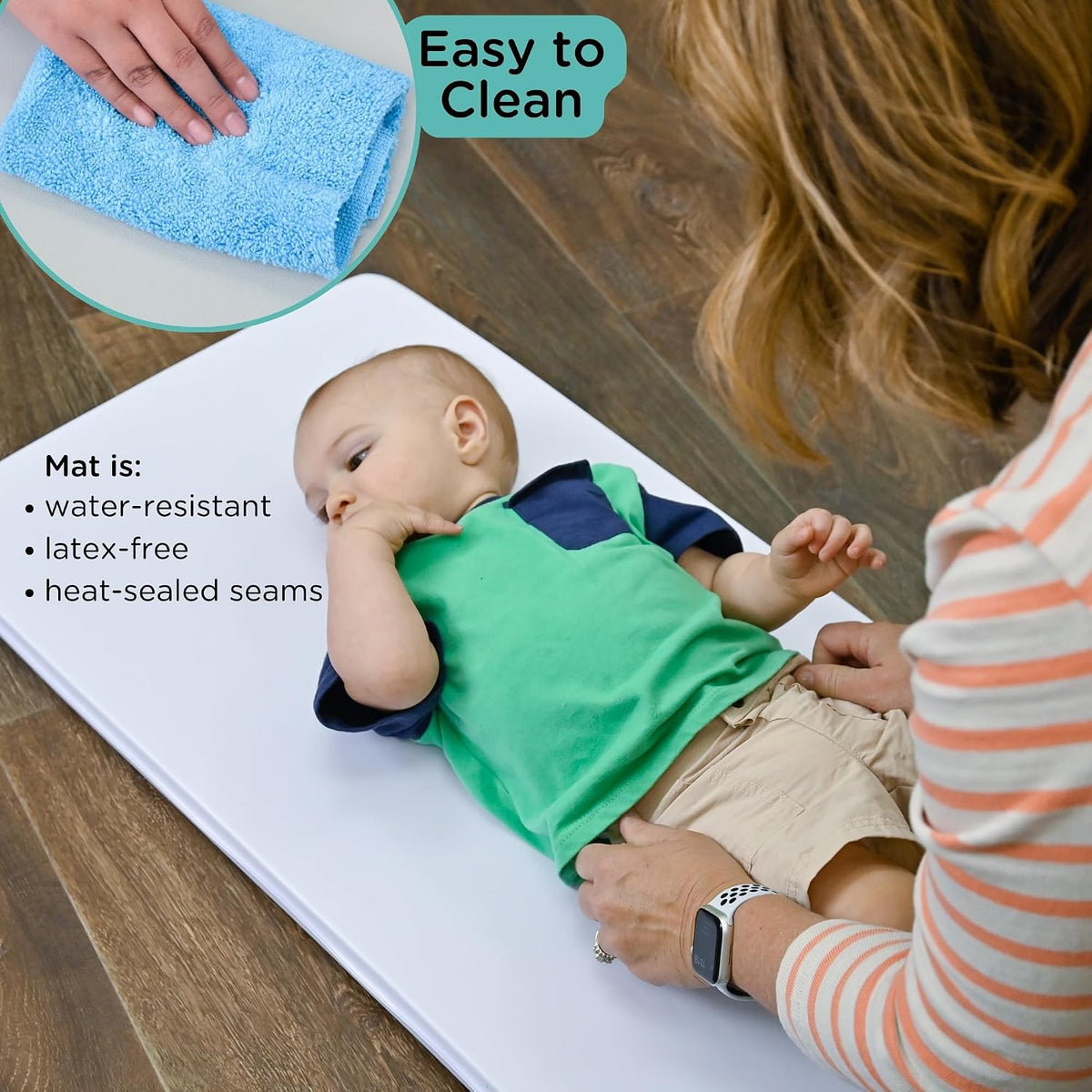 Vinyl Changing Pad with Waterproof Seams, 39" x 17" Pad