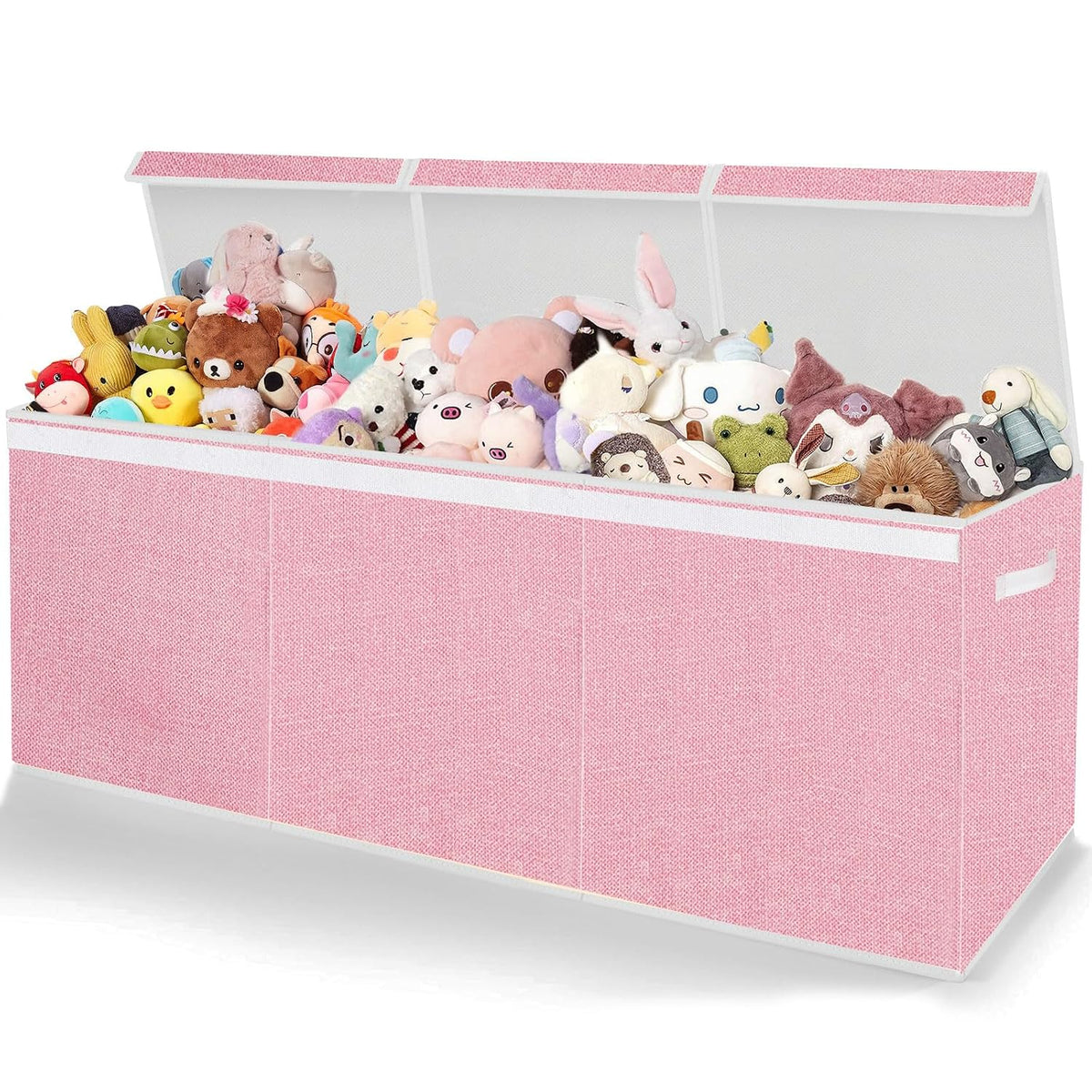 Extra Large Toy Box with Lid Foldable Plush Toy Organizer Chest