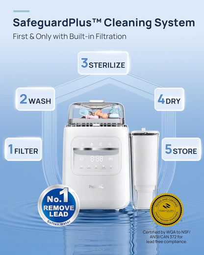 SafeguardPlus Bottle Washer, Sterilizer &Dryer, Water Purification