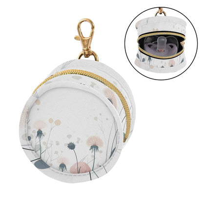 Pretty Wildflowers Baby Pacifier Holder Case, Dustproof Portable Storage Box for Diaper Bag Purse, Pacifier Storage Container for Boys & Girls
