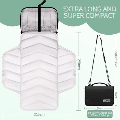 Premium Small Diaper Bag - Lightweight, Spacious & with Portable Changing Pad – Little Baby Bag Perfect for Day Trips – Quick-Access Wipes Pocket & Dedicated Parents’ Organizer Swan