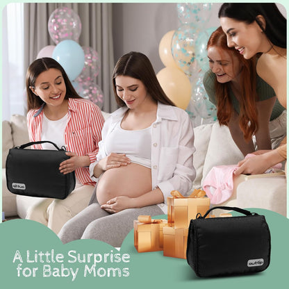 Premium Small Diaper Bag - Lightweight, Spacious & with Portable Changing Pad – Little Baby Bag Perfect for Day Trips – Quick-Access Wipes Pocket & Dedicated Parents’ Organizer Swan