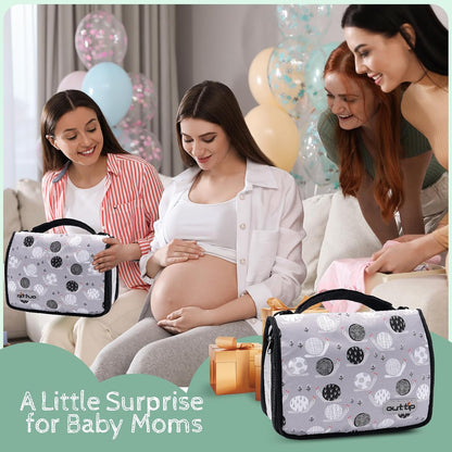 Premium Small Diaper Bag - Lightweight, Spacious & with Portable Changing Pad – Little Baby Bag Perfect for Day Trips – Quick-Access Wipes Pocket & Dedicated Parents’ Organizer Swan
