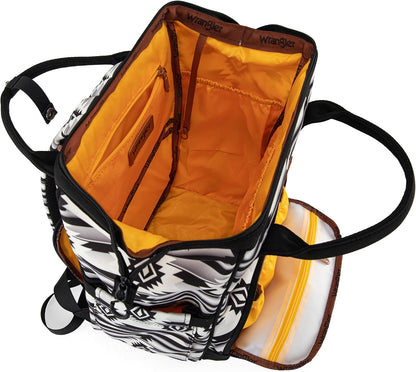 Aztec Backpack Organized Daypack Travel Baby Bag with Stroller Strap and Side Bottle Pockets WG2204-9110CM