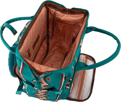 Aztec Backpack Organized Daypack Travel Baby Bag with Stroller Strap and Side Bottle Pockets WG2204-9110CM