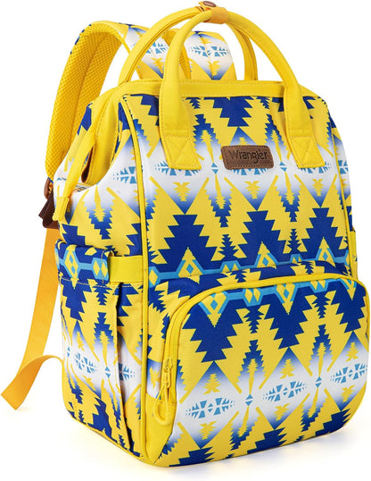 Aztec Backpack Organized Daypack Travel Baby Bag with Stroller Strap and Side Bottle Pockets WG2204-9110CM