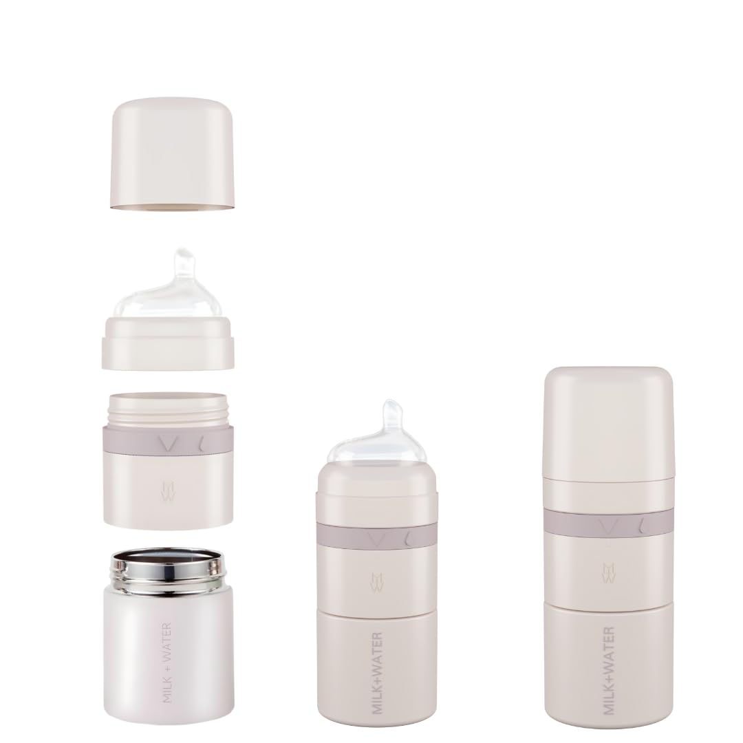 MILK & WATER Anti-Colic Nipples, Set of 2 - Fast Flow (6+ Months) Super Latch Nipple Pack - Mimics Natural Feeding for Easy Transition from Breast to Bottle - BPA-Free, Soft Silicone