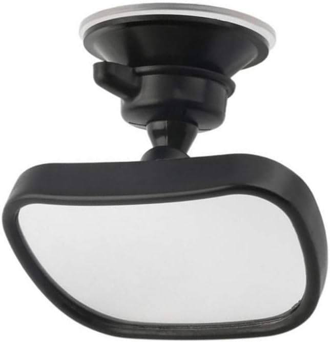 Baby Car Mirror, Monitor Infant Child Mirrors for Rear Facing Car Seat with Wide Clear View - Safety Shatterproof Rearview Mirror Adjustable Acrylic 360° for Back Seat(black)