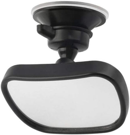 Baby Car Mirror, Monitor Infant Child Mirrors for Rear Facing Car Seat with Wide Clear View - Safety Shatterproof Rearview Mirror Adjustable Acrylic 360° for Back Seat(black)