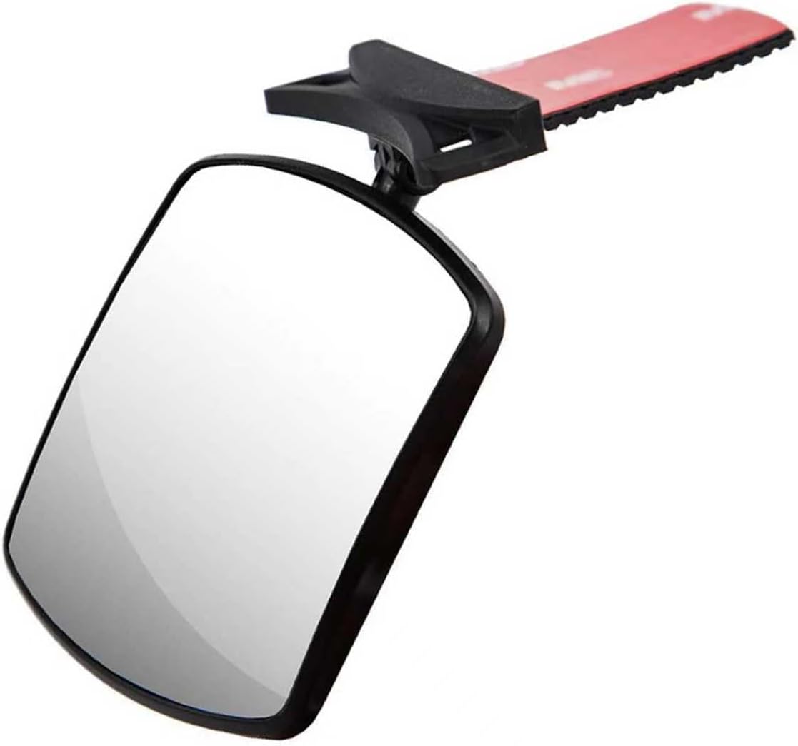 Car Interior Rearview Mirror, HD Rotatable and Adjustable Baby Seat Mirror, for Observing Rear Row, Universal for Most Cars (White)