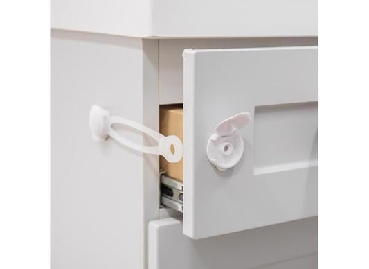 Regalo Safety Multi-Purpose Baby Proofing Latch, Child Proof Cabinet & Fridge Lock with 3M Adhesive Stickers (3 Pack)
