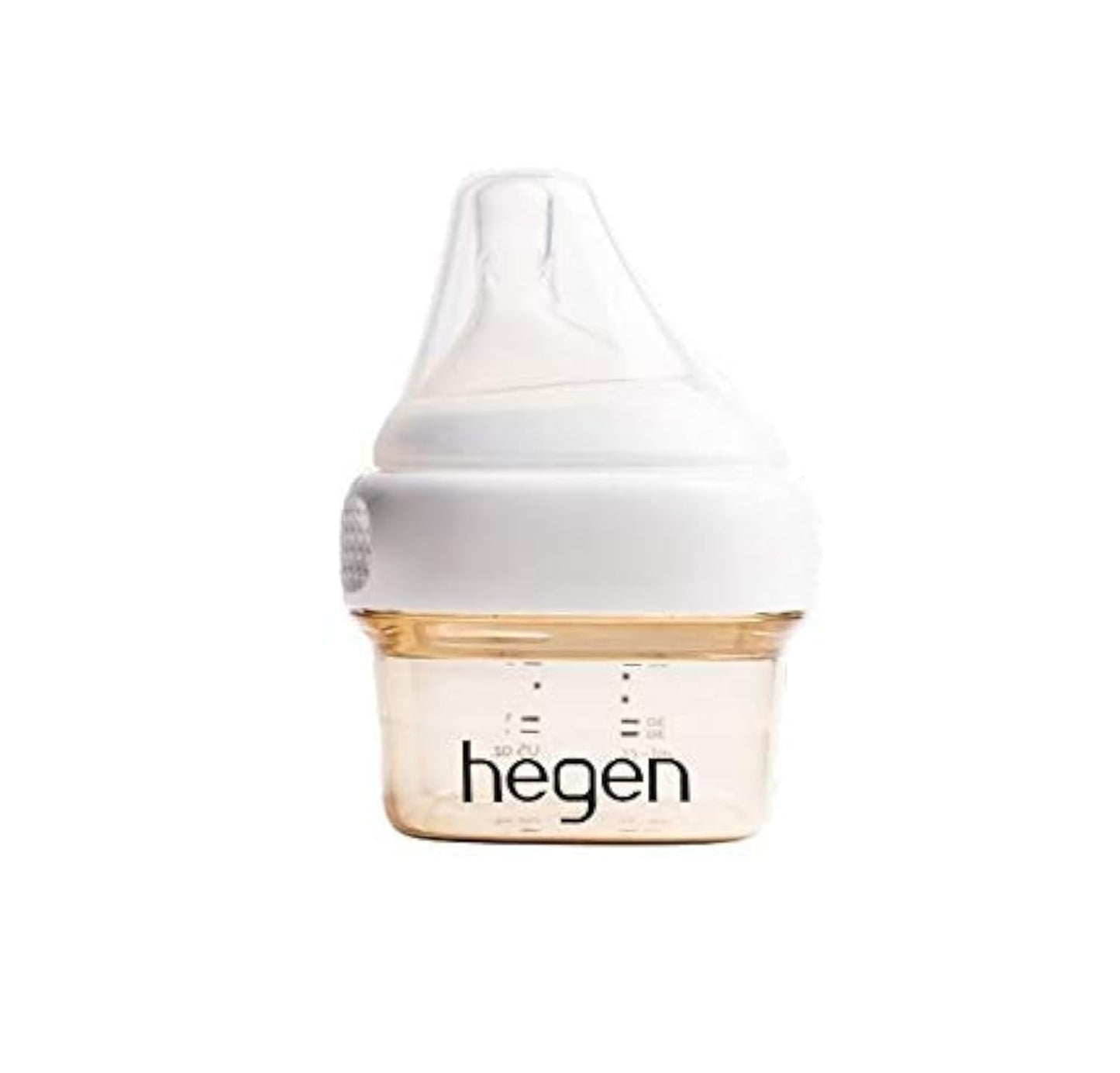 hegen Baby Bottles - Anti Colic Baby Bottles Wide Neck - Breastfeeding System 5 oz with Slow Flow Teats (2 Pack)