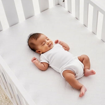 American Baby Company 2 Pack Waterproof Fitted Mini Crib Mattress Protector 38" x 24" - Quilted, Noiseless, Ultra-Soft & Breathable Pack n Play and Mini Crib Mattress Cover