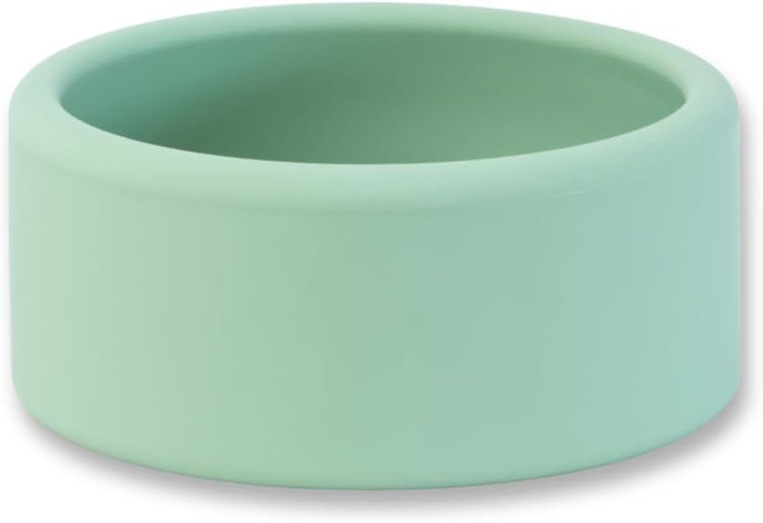 APLAINR Solid Bowl, Silicone Bowl for Baby, Toddler & Kids, 9 fl oz, Non Slip, Heavy Base, Deep, Microwave & Dishwasher Safe, No BPA, Cereal, Soup, Snack Dishes & Dinnerware, Blue Hour
