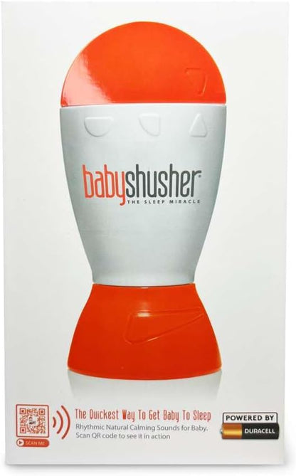 Baby Shusher Portable Sound Machine - Mom-Like 'Shh!' Sound for Baby, Sleeping Soother, Newborn Essentials for Crib, Battery Operated Hush, Travel Friendly, Shower & Registry Gift - 1 Count