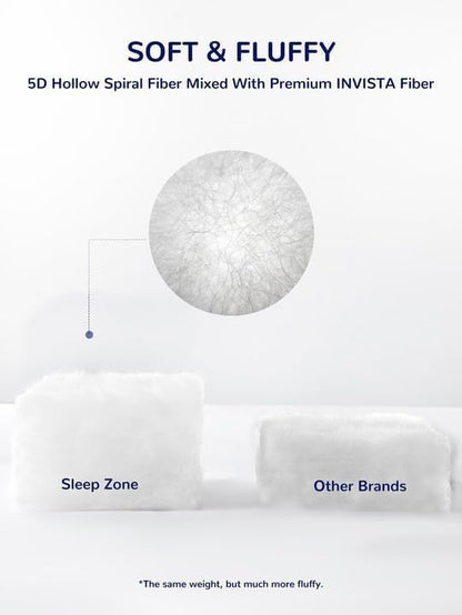 SLEEP ZONE Waterproof Crib Mattress Protector Pad 2-Pack - Quilted, Fitted Baby Mattress Cover 28"x52" - Soft Breathable Toddler Mattress Pad Noiseless Infant Bed Topper - Deep Pocket 14", White