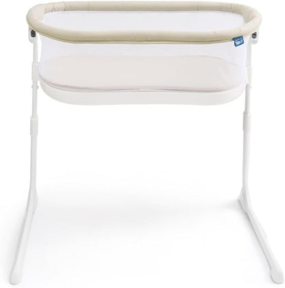 HALO® BassiNest® Bedside Sleeper – Breathable Baby Bassinet Slides Over Bed with Mesh Walls for Airflow & Visibility, Lowering Wall for Easy Access, Fits Most Beds