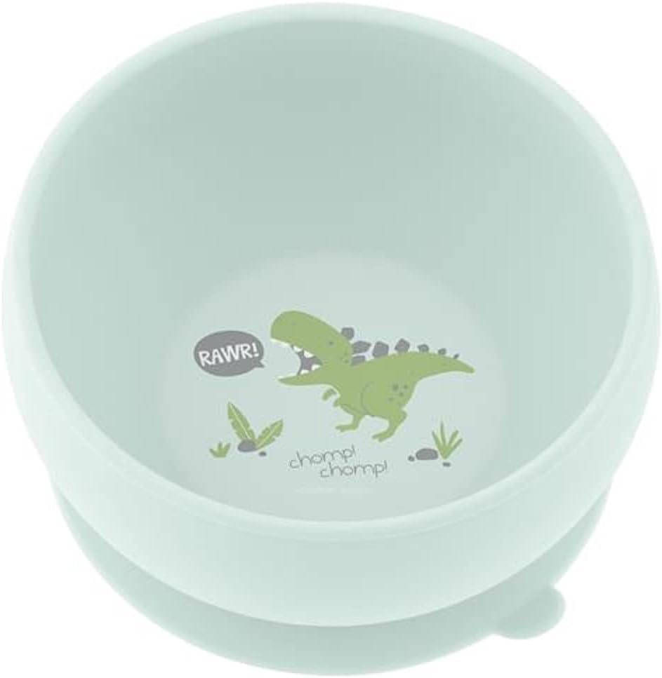 Stephen Joseph, Silicone Baby Bowls, Suction Bowl, Stay Put Suction Bowl, First Stage Self Feeding, Dino