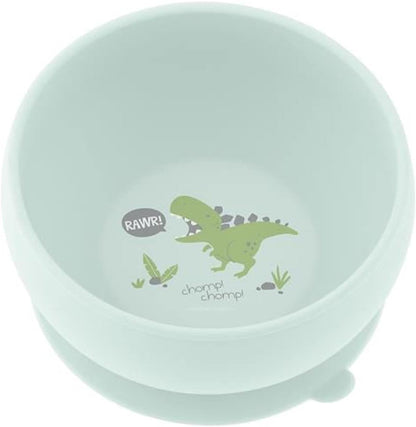Stephen Joseph, Silicone Baby Bowls, Suction Bowl, Stay Put Suction Bowl, First Stage Self Feeding, Dino