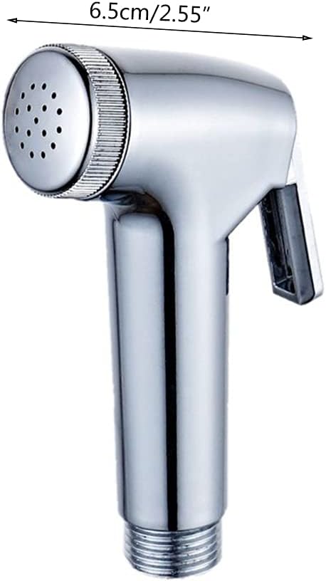 Portable Bidet Sprayer Set with Spring Hose & Holder - Warm Water Handheld for Toilet & Cloth Diaper Sprayer
