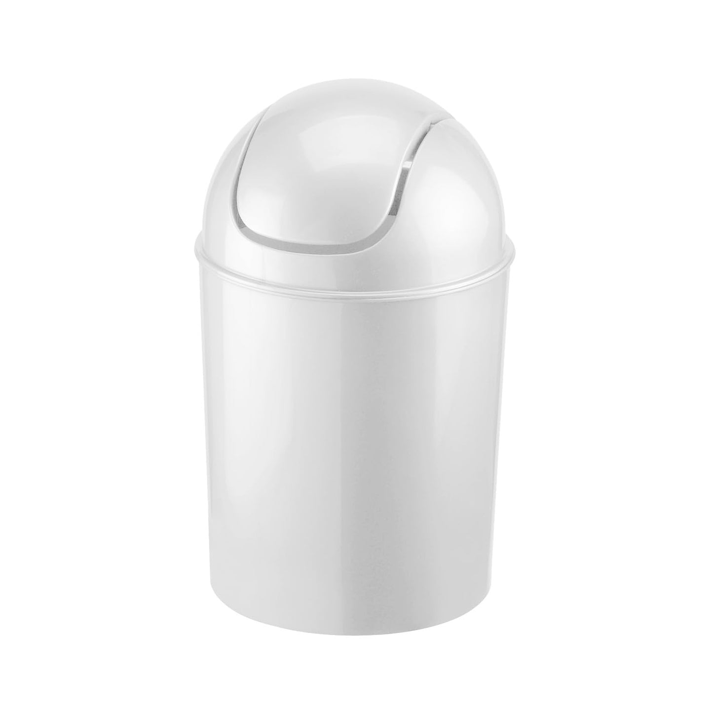 Umbra 1.25 Gallon Mini Waste Can with Removable Swing-Top Lid - Small Garbage Bin for Kitchen, Bathroom, Bedroom, Office - Compact Trash Can Fit Under Tables & Counters - Yellow