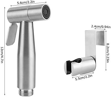 Bidet Sprayer,Bidet Attachment for Toilet,Bidet Sprayer for Toilet,Handheld Sprayer Kit for Toilet Handheld Bidet Cloth Diaper Sprayer Set Muslim Shower Toilet Sprayer