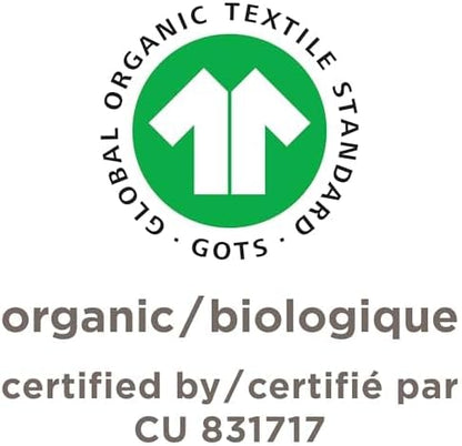 Burt's Bees Baby Essential Organic Cotton Fitted Crib Sheet, Breathable for Boy Girl Standard Crib & Toddler Mattresses