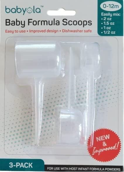 Baby Formula Scoops for Infants & Newborns; Easily make 1/2oz, 1oz or 2oz of milk