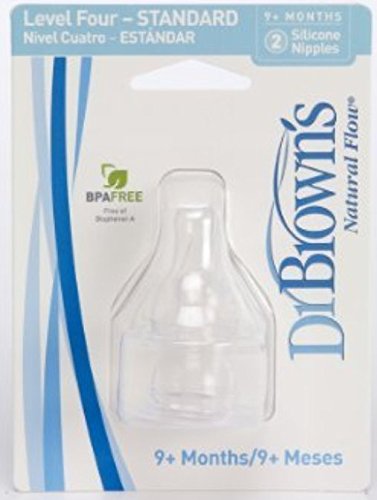 Dr. Brown`s Natural Flow Level 4 Standard Nipple - 6 Nipples