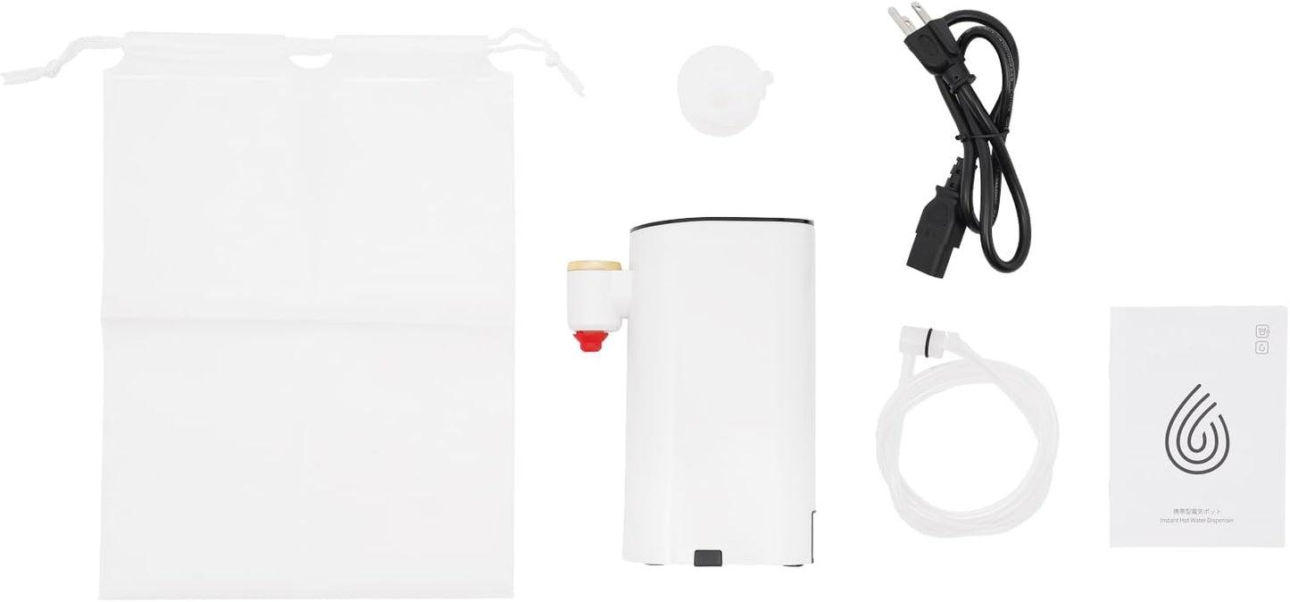 110V 1500W Instant Hot Water Dispenser 5 Temperatures Bottle Warmer Formula Dispenser, Mineral/Bottled Water Dispenser Choices Portable Water Warmer for Travel Hotel (Single Machine)