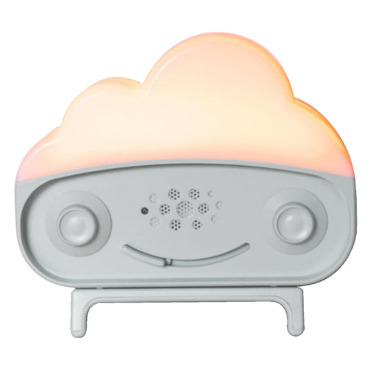 Happiest Baby SNOObie Smart White Noise Machine - Portable Baby Sound Machine with Night Light - 12 Soothing Sounds for Sleep Training, White